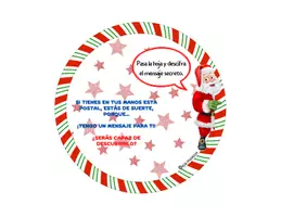 Vista previa - Hojas de trabajo - MENSAJE SECRETO PAPÁ NOEL @xiz.maxico - página 3