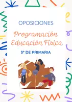 Vista previa - Unidades / Secuencias / Situaciones de Aprendizaje - OPOSICIONES PROGRAMACIÓN DE PRIMARIA / EDUCACIÓN FÍSICA - Portada