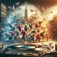 Vorschau - Arbeitsblätter - Die Geschichte des Hip-Hop - Video - Arbeitsmaterial - Deckblatt