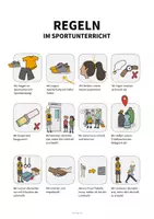 Vorschau - Arbeitsblätter - Regeln & Rituale im Sportunterricht: Plakat & Arbeitsblatt - Seite 2