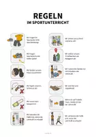 Vorschau - Arbeitsblätter - Regeln & Rituale im Sportunterricht: Plakat & Arbeitsblatt - Seite 3