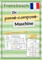 Vorschau - Arbeitsblätter - passé composé - Großes Materialpaket - Seite 1