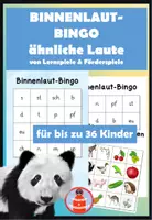 Vorschau - Stationenlernen - Binnenlaut Bingo ähnliche Laute - Deckblatt