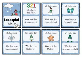 Vorschau - Spiele - Lesespiel Winter | Ich habe... Wer hat...? - Seite 2