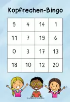 Vorschau - Spiele - Kopfrechnen im Zahlenraum 20 - Bingo - Seite 3