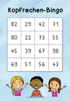 Vorschau - Stationenlernen - Addition im Zahlenraum 100 - Bingo - Seite 2