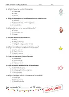 Vorschau - Test - TEST, Christmas traditions in the USA, 15 multiple choice questions - Seite 3
