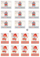 Vorschau - Mal- und Bastelvorlagen - Weihnachtsgrüße (Geschenkeanhänger) -- NEU 2023 - Seite 3