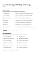Vorschau - Arbeitsblätter - Alexander Fleming (1881-1955) - Bakteriologe (Infotext und Übungen) - Seite 1