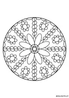 Vorschau - Arbeitsblätter - Mandalas - florale Designs - Seite 3