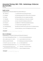 Vorschau - Arbeitsblätter - Alexander Fleming (1881-1955) - Bakteriologe, Entdecker des Penicillins (Infotext und Übungen) - Seite 1
