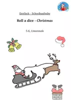 Vorschau - Arbeitsblätter - Roll a story, Christmas, Englisch, Klasse 5-6 - Deckblatt