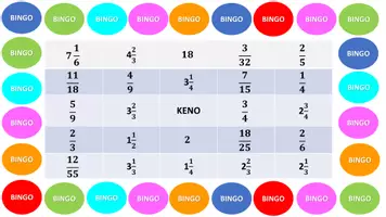 Προεπισκόπηση - Φύλλα εργασίας - Bingoμαχίες (Πολλαπλασιασμός Διαίρεση Κλασμάτων) - Σελίδα 2