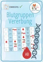 Vorschau - Spiele - Blutgruppen Vererbung – Domino Spiel - Deckblatt