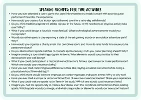 Vorschau - Aufgabenkarten - Free Time Activities - Conversation Cards / Stop And Swap Cards - Seite 3