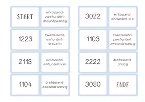 Vorschau - Stationenlernen - ZAHLRAUMERWEITERUNG 10000 Übungen/Freiarbeit - Seite 3