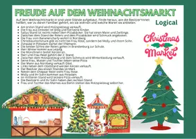 Vorschau - Arbeitsblätter - Logical Freude auf dem Weihnachtsmarkt - Seite 2