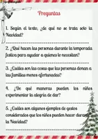 Aperçu - Feuilles d'exercices - La joie de donner: Lecture. - Page 2