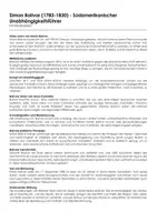 Vorschau - Arbeitsblätter - Simon Bolivar (1783-1830) - Südamerikanischer Unabhängigkeitsführer (Infotext und Übungen) - Deckblatt