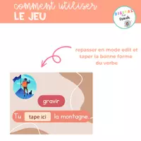 Vorschau - Spiele - Présent verbes -ir Deuxième groupe GOOGLE SLIDES - Seite 3