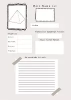 Vorschau - Arbeitsblätter - Steckbrief geometrische Körper - Seite 3