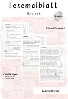 Vorschau - Arbeitsblätter - Lesemalblatt Weihnachten "Weihnachtszeit" - Klasse 2/3 (differenziert) - Deckblatt