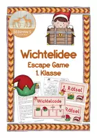Vorschau - Arbeitsblätter - Wichtel Escape 1. Klasse - Deckblatt