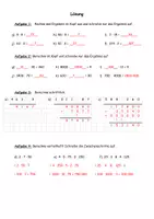 Vorschau - Klassenarbeiten - Mathearbeit mit Lösungen Jg.6 - Multiplizieren und Dividieren - Seite 2