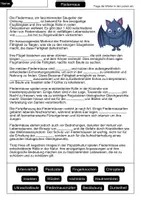 Vorschau - Arbeitsblätter - Lückentext Fledermaus - Seite 1