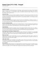 Vorschau - Arbeitsblätter - Robert Capa (1913-1954) - Fotograf (Infotext und Übungen) - Deckblatt