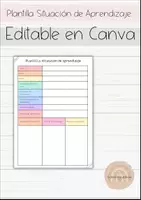 Vista previa - Unidades / Secuencias / Situaciones de Aprendizaje - Plantilla situación de aprendizaje - Portada