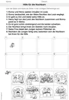 Vorschau - Arbeitsblätter - Leseverstehen | Geschichten | Herbst | Leseverständnis - Seite 3