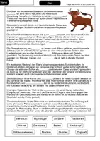Vorschau - Arbeitsblätter - Lückentext Stier - Seite 1