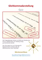 Vorschau - Arbeitsblätter - Gleitkommadarstellung Quiz - Deckblatt