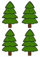 Vorschau - Arbeitsblätter - Weihnachtsbäume ZR 20 ohne Zehnerübergang - Seite 2