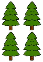 Vorschau - Stationenlernen - Weihnachtsbäume ZR20 für die Freiarbeit - Deckblatt