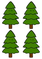 Vorschau - Stationenlernen - Weihnachtsbäume ZR20 für die Freiarbeit - Seite 1