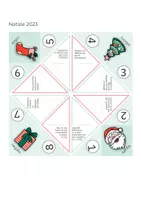 anteprima - Giochi - GIOCO DI NATALE - Cootie Catcher natalizio - Pagina 1