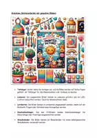 Vorschau - Mal- und Bastelvorlagen - Ostern Fensterbilder - Seite 1
