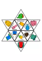 Vorschau - Spiele - Legestern Kleidung DaF DaZ A2 Wortschatzspiel - Seite 3