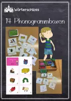 Vorschau - Bildkarten - Schwierige Laute üben - 14 Phonogrammboxen - Deckblatt