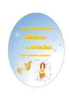 Vorschau - Arbeitsblätter - Zur Weihnachtszeit - Elfchen für den Frieden lesen und schreiben - Deckblatt