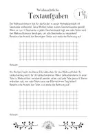 Vorschau - Arbeitsblätter - Weihnachtliche Textaufgaben im Zahlenraum bis 100 - Seite 1