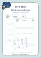 Vista previa - Hojas de trabajo - Brown Owl's Christmas - Read, cut and stick - Portada