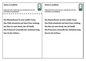 Vorschau - Arbeitsblätter - Stationsarbeit s,ss,ß, offenes Angebotslernen, s-Laut - Seite 3