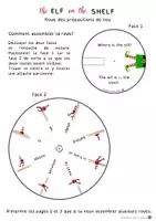 Aperçu - Apprentissages en autonomie - Roue des Prépositions de Lieu - Édition Spéciale Noël - Page 1