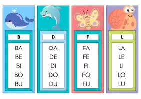 anteprima - Flashcard - Il sillabario - Pagina di copertina