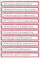 Vorschau - Aufgabenkarten - Satzwerkstatt Weihnachten / Groß- und Kleinschreibung - Seite 3