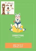 Aperçu - Feuilles d'exercices - What time is it? Corrections des activités (My First Sentences) - Page de couverture