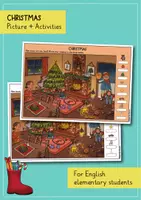 Vista previa - Hojas de trabajo - Christmas I spy - Actividades para clases de inglés - página 2